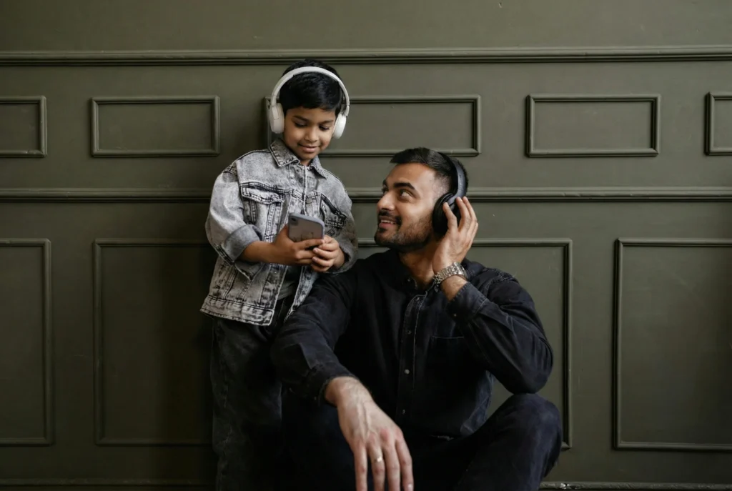 child adult listening music Soul of Music