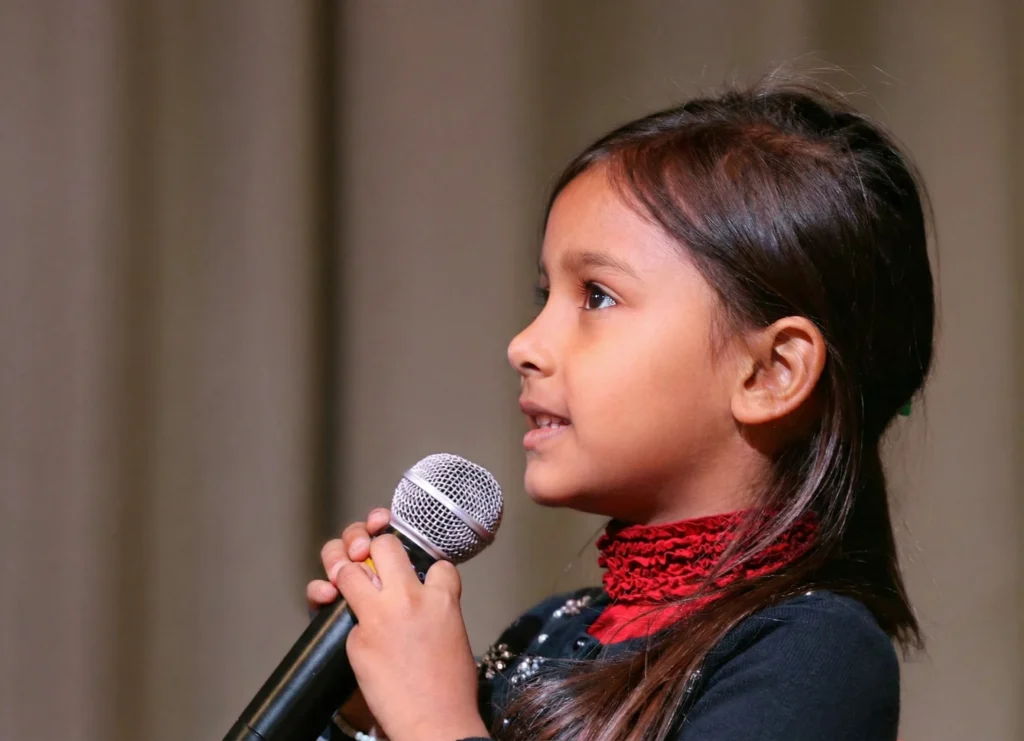 child singing stage Soul of Music
