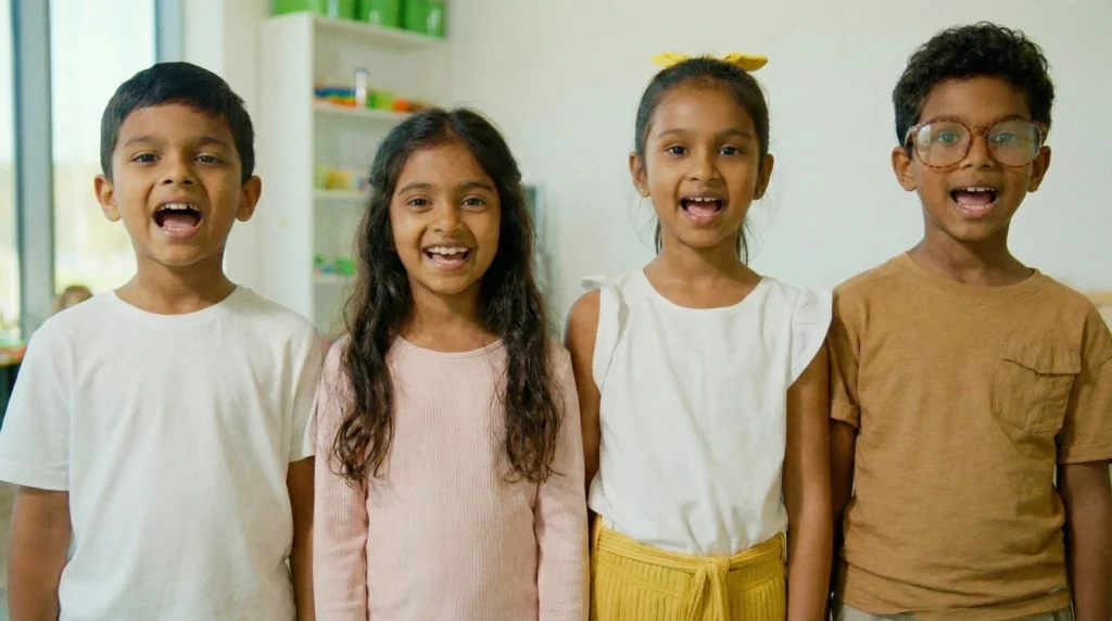 children singing together Soul of Music