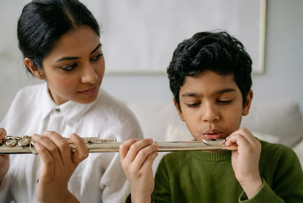 child playing flute Soul of Music